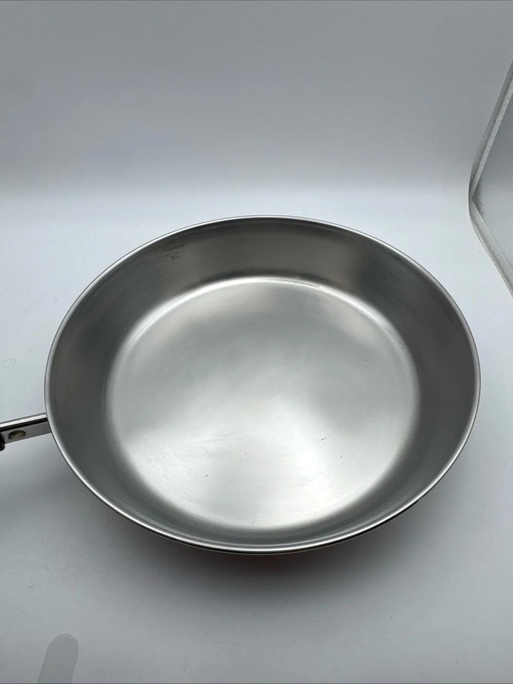 Vintage Revere Ware 9” & 10” Skillet Copper Bottom Clinton USA 9” w/ Lid